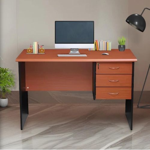 Table de Bureau avec 3 Tiroirs - Poste de Travail - Table de Bureau Professionnel