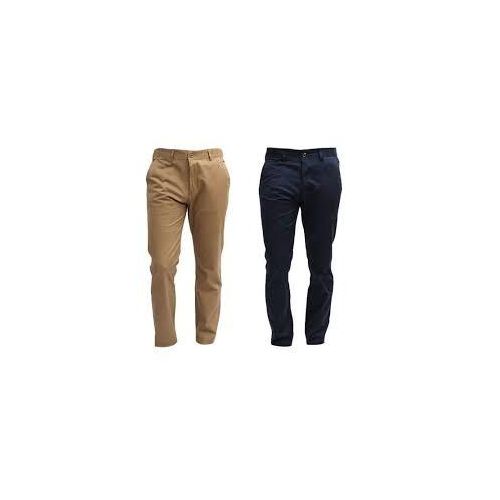 Deux pantalons kaki pour hommes jaune Noir