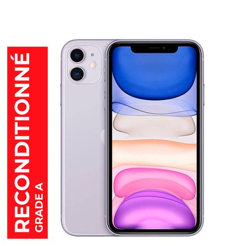 Apple IPhone 11 – 4G - 12 Mpx – 6.1 Pouce - RAM 4Go - ROM 64Go