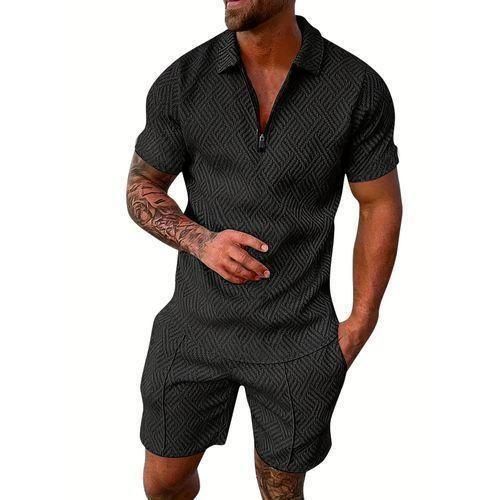 COOFENRISY Ensembles polo et short pour homme