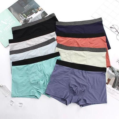 Pack de 6 Boxers couleur aléatoire pour Homme 100% coton