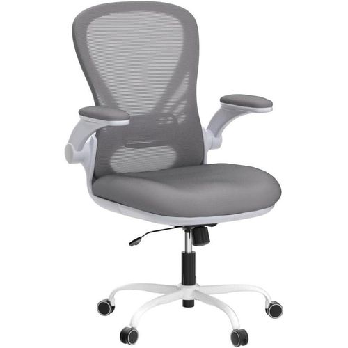 Chaise de Bureau, Ergonomique, Gris, 60cm60cm97cm