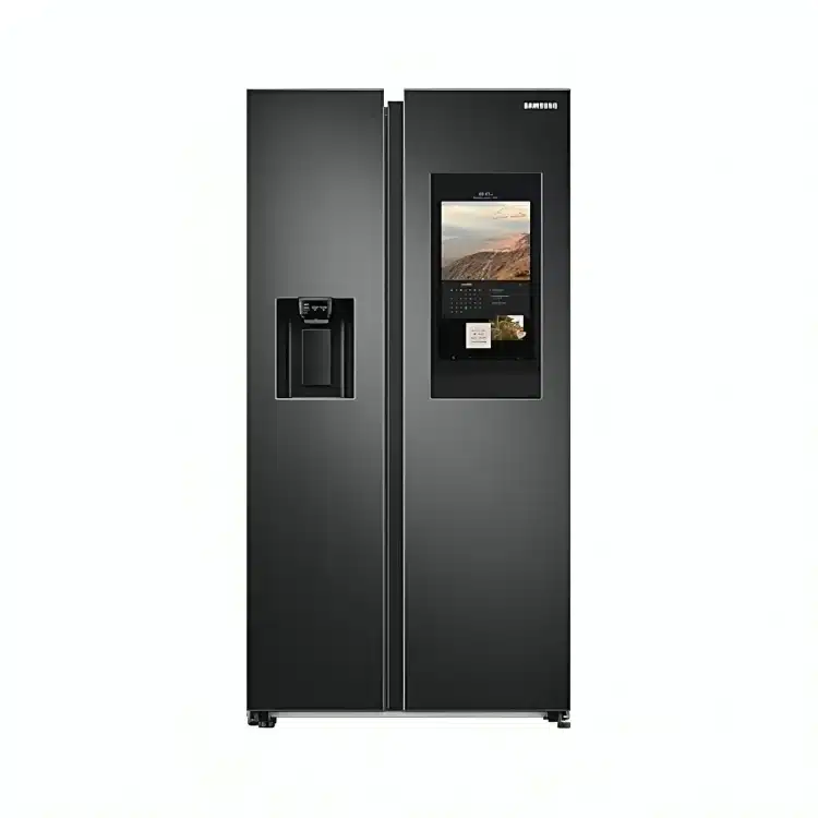 Réfrigérateur Samsung side by side family 2 portes avec dist glaçon et ecran noir RS6HA8891B1