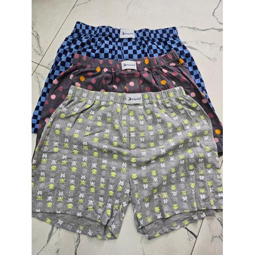 Lot de 3 caleçons en coton 100% pour Homme