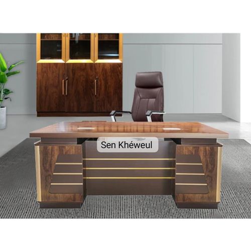 Table de Bureau Premium 1m40 – Très Longue – Avec 3 Tiroirs et 1 Porte – Design Moderne et Élégant - Bureau Haut de Gamme 1m40 – Modèle Très Long – 3 Tiroirs + Porte – Idéal Professionnels et Télétravail