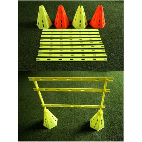 Ensemble cônes et poteaux d'entraînement d'agilité, Slalom multisports