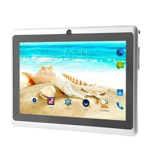 Tablette Enfant - Ecran 7''- ROM 8Go - RAM 1Go - Pochette noir offert - blanc