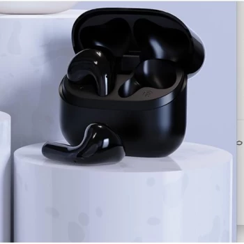 AirPro SE-026L Ecouteurs Bluetooth sans fil, avec étui de chargement et microphone intégré, Bluetooth 5.3, avec 30 heures d'autonomie - Noir