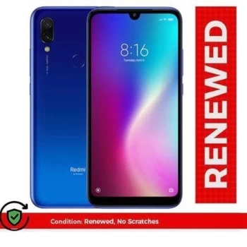 Renewed Xiaomi Redmi 7 Renewed 99.9%NEW 6.26" 12MP+2MP+8MP 4000mAh 3G+32G Blue