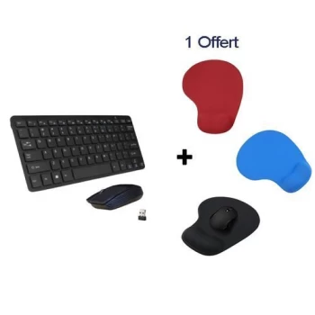 Description du produit:  *Il peut être compatible avec le système IOS / Androids / Windows*Design ultra-mince avec 78 touches (avec touches de fonction)- Conception silencieuse, léger etmince, facile à transporter- Alimenté par 2 piles AAA (piles non incl