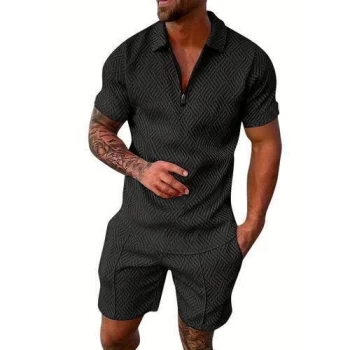COOFENRISY Ensembles polo et short pour homme