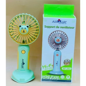 Mini ventilateur portable rechargeable avec batterie - Support de table