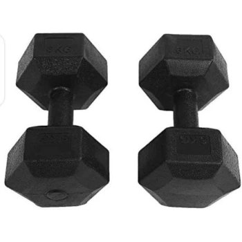 Paire Haltère 2 x 5 kg - Noir