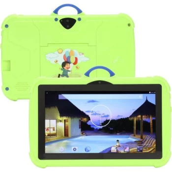 Tablette éducative antichoc - enfant - ecran 7pouce - 128go rom 6go ram - JAUNE