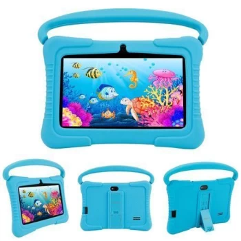 Tablette Educative Pour Enfant - 7 Pouces - 1 Go - ROM 8Go- Quad-Core -bleu