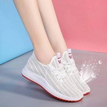 Baskets Légères Pour Femmes-Blanc