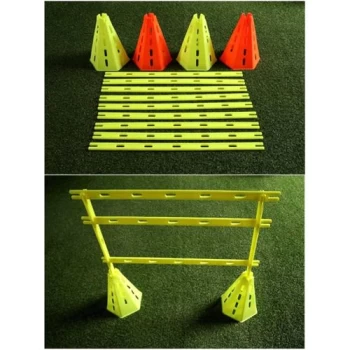 Ensemble cônes et poteaux d'entraînement d'agilité, Slalom multisports