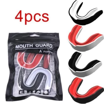 4pcs Ensemble De Protège-dents, Combats, Arts Martiaux, Boxe, Football, Protège-dents De Sport