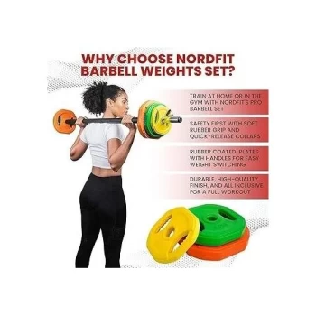 Partagez ce produit    Ensemble de poids d'haltères réglables de 20kg - Multicolore